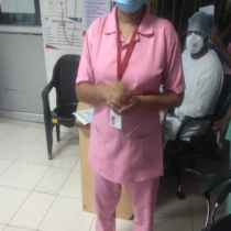 Nurse scrub dress